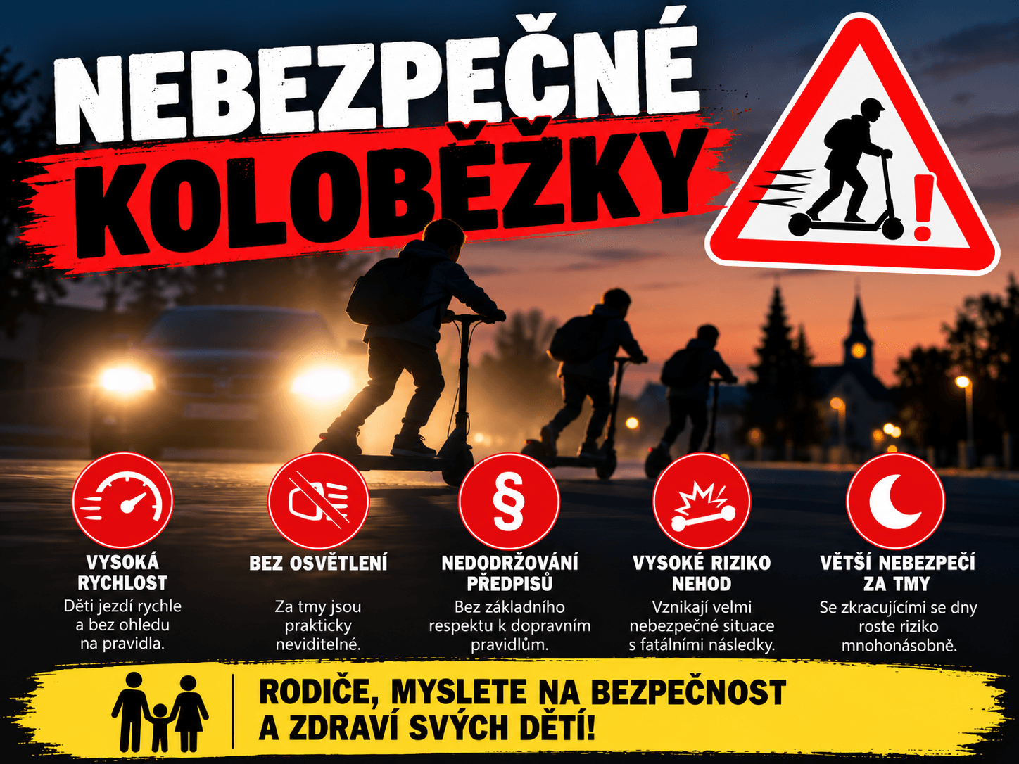 Nebezpečné koloběžky